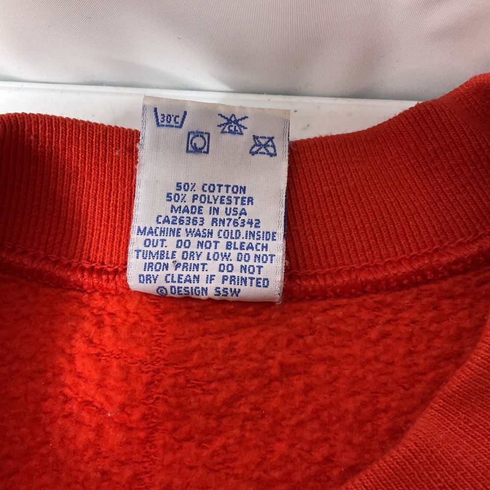 Vintage San Francisco 49ers Sweatshirt 90s Salem Sportswear Double Sided XL USA - Picture 5 of 9